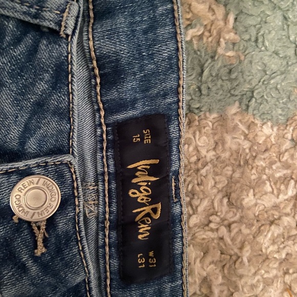 Indigo Rein Juniors Flare Leg Jeans WORN ONCE 15 - Picture 5 of 11